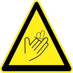 Pictograms hazard signs icon 256x256