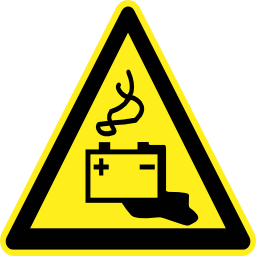 Pictograms hazard signs icon 256x256