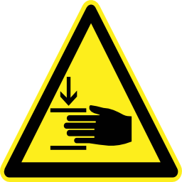Pictograms hazard signs icon 256x256