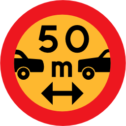 Pictograms road signs between cars sign icon 256x256