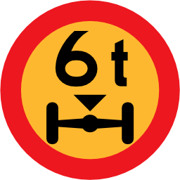 Pictograms road signs wheelbase sign icon 256x256