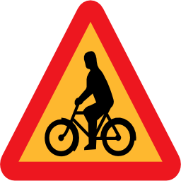 Pictograms road signs bicycles roadsign icon 256x256