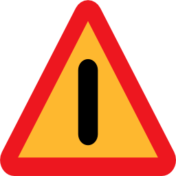 Pictograms road signs other dangers sign icon 256x256