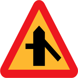 Pictograms road signs roadlayout sign icon 256x256