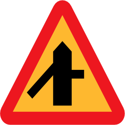 Pictograms road signs roadlayout sign icon 256x256