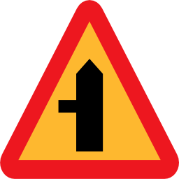 Pictograms road signs roadlayout sign icon 256x256