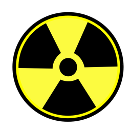Pictographs radioactive sign icon 256x256