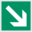 Pictogram din direction down right icon 32x32
