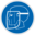 Pictogram din face protection icon 32x32