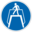 Pictogram din use walkway icon 32x32