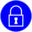 Pictogram din use lock icon 32x32