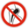 Pictogram din people with metal implants icon 32x32