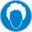 Pictogram din port obligatoire dun bonnet de protection icon 32x32