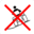 Pictograms aem do not operate on slope icon 32x32