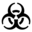 Pictograms aem biological hazard icon 32x32