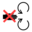 Pictograms aem never reach into area where parts are in motion icon 32x32