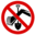 Pictograms aem prohibition of digging icon 32x32