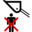 Pictograms aem do not stand under raised bucket icon 32x32