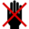 Pictograms aem do not put hand in this area icon 32x32