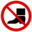 Pictograms aem do not put foot in this area icon 32x32