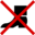 Pictograms aem do not put foot in this area icon 32x32