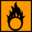 Pictograms hazard signs comburant icon 32x32