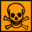 Pictograms hazard signs toxic icon 32x32