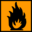 Pictograms hazard signs xtremely flammable icon 32x32