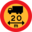Pictograms road signs truck sign icon 32x32