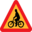 Pictograms road signs bicycles roadsign icon 32x32