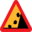 Pictograms road signs falling rocks from rhs roadsign icon 32x32