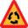 Pictograms road signs roundabout sign icon 32x32