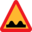 Pictograms road signs speed bump sign icon 32x32