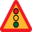 Pictograms road signs traffic lights ahead sign icon 32x32