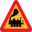 Pictograms road signs train roadsign icon 32x32