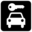 Pictographs car rental inv icon 32x32