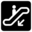 Pictographs escalator down inv icon 32x32