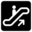 Pictographs escalator up inv icon 32x32