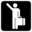 Pictographs hailing cab inv icon 32x32