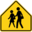 Road sign us school icon 32x32