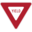Road sign us yield icon 32x32