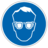 Pictogram din eye protection icon 48x48