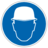 Pictogram din head protection icon 48x48