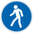 Pictogram din pedestrian passage icon 48x48