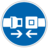 Pictogram din fasten seat belt icon 48x48
