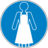 Pictogram din port de la blouse obligatoire icon 48x48