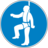 Pictogram din protection individuelle obligatoire contre les chutes icon 48x48