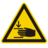 Pictogram din rish of hand injury icon 48x48