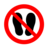 Pictograms aem no standing in this area icon 48x48