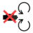 Pictograms aem never reach into area where parts are in motion icon 48x48